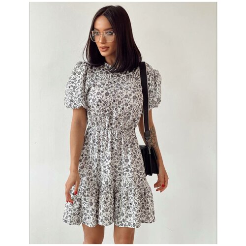 фото Платье с рукавами фонарик be trendy betrendy