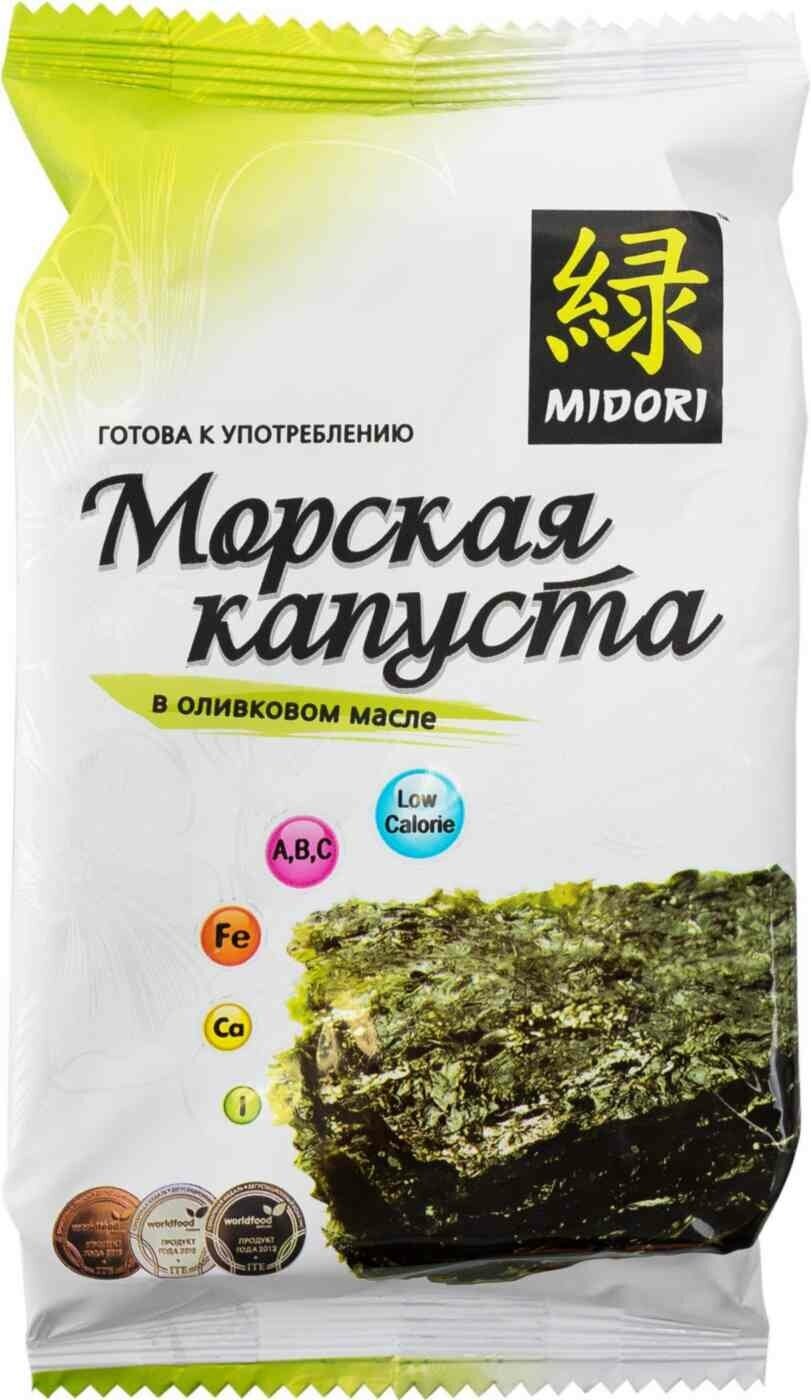 Морская капуста Midori в оливковом масле 5г ООО Мидори Евразия - фото №5