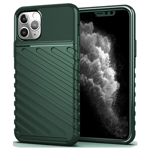 фото Чехол carbon для iphone 11 pro серия оникс | зеленый