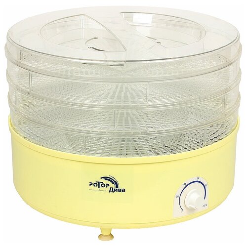 Сушилка для овощей и фруктов Ротор-Дива СШ 007 007-11 3 прозрачных поддона в цветной упак Барнаул 452500₽
