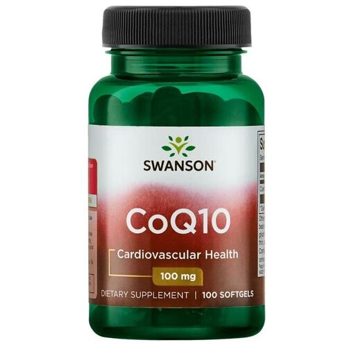 Swanson CoQ10 100 mg (Коэнзим Q10 100 мг) 100 мягких капсул (Swanson)