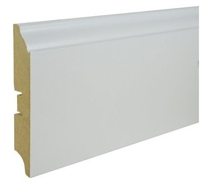 фото Плинтус МДФ под покраску Smartprofile 100B высотой 10 см 2400*100*16 мм