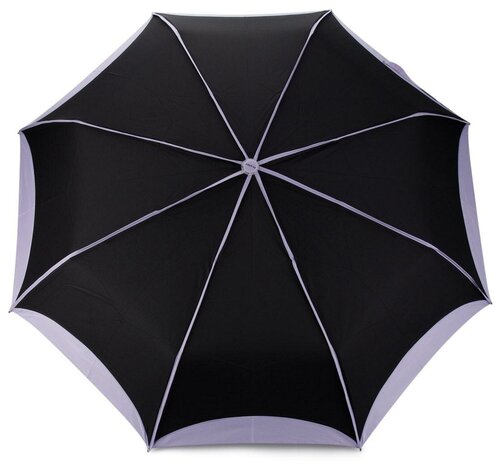 Зонт PLANET, автомат, 3 сложения, купол 100 см, 8 спиц, чехол в комплекте, фиолетовый