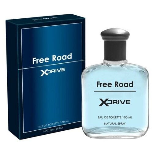 Red Label туалетная вода X-Drive Free Road, 100 мл, 100 г туалетная вода мужская x drive master 100 мл в упаковке шт 1