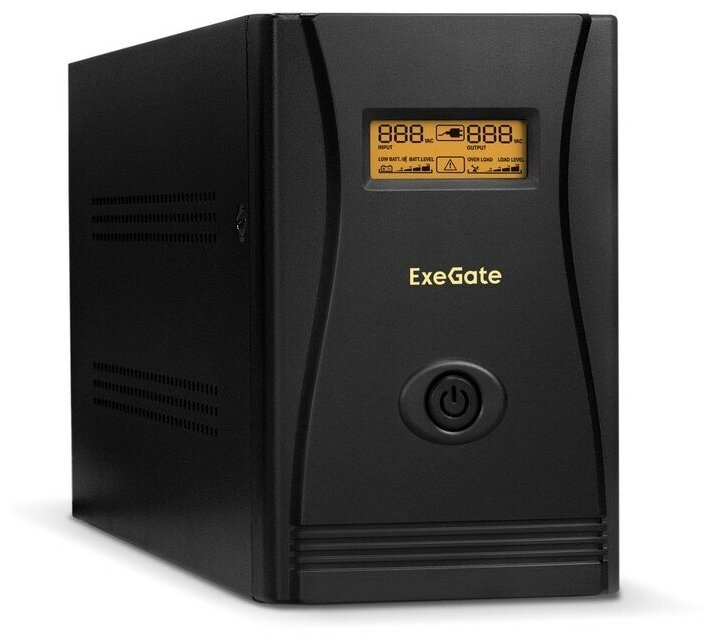 EXEGATE ИБП EX292632RUS ИБП SpecialPro Smart LLB-2000.LCD.AVR.2SH.RJ.USB <2000VA 1200W, LCD, AVR,2 Schuko,RJ45 11,USB, металлический корпус, Black>