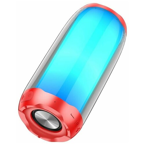 Колонка беспроводная с подсветкой Hoco HC8 USB FM TF card AUX цвет красный 326000₽