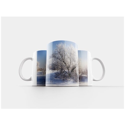 фото Кружка "зима, снег, деревья" 320 мл lotsprints