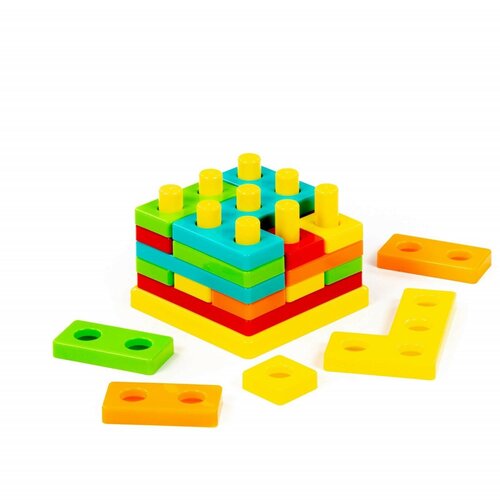 Развивающая игрушка 3D пазл №1, 23 элемента
