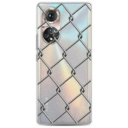 фото Силиконовый чехол "сетка" на honor 50 pro / хонор 50 pro case place