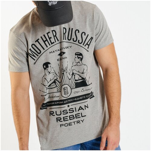 Футболка Mother Russia, размер XS, серый