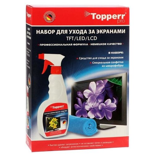 фото Набор тopperr для ухода за экранами tft, led, lcd, 2 шт. newstory