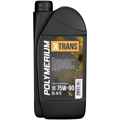 Polymerium XTRANCE 75W-90 GL 4/5 Fully 1L synthetic