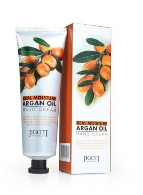 Увлажняющий крем для рук с Аргановым маслом Jigott Real Moisture Argan Oil Hand Cream" , 100ml