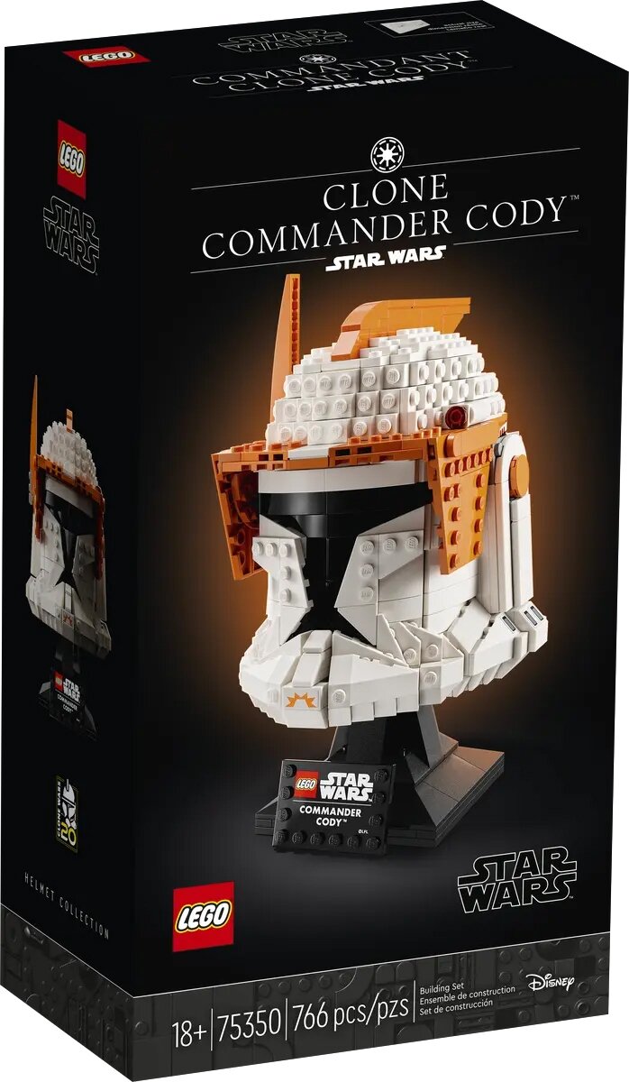 Конструктор LEGO Star Wars 75350 Звездные войны Шлем командира Коди Clone Commander Cody Helmet, 766 дет.