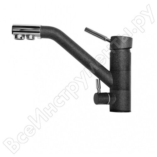 Смеситель EMAR EC-3008 3008.7 Антрацит, смеситель кух.