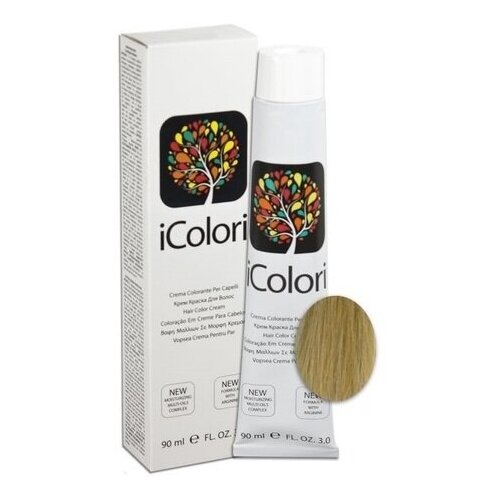 KayPro крем-краска для волос iColori, 12.1 экстра супер-платиновый пепельный блондин