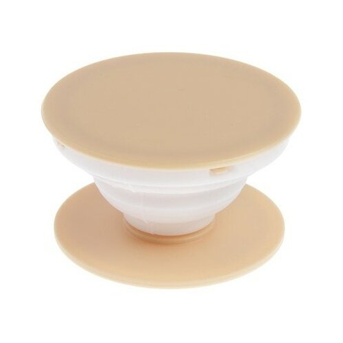 фото Попсокет popsockets ps1, держатель для телефона на палец, бежевый mikimarket