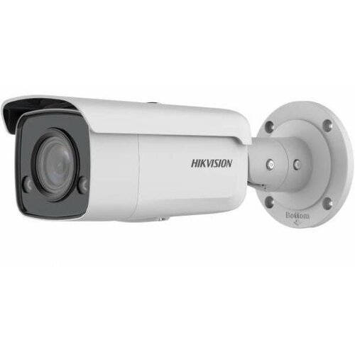 Камера IP Hikvision DS-2CD2T47G2-LC28 CMOS 118 28 мм 2688 x 1520 Н265 H264 MJPEG H264 H265 RJ-45 LAN PoE белый 1424700₽