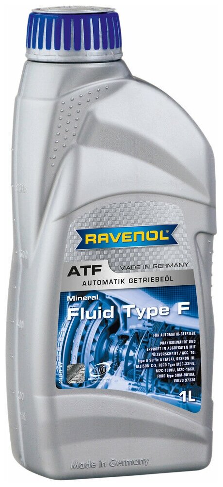 Трансмиссионное масло RAVENOL ATF Fluid Type F (1л) new