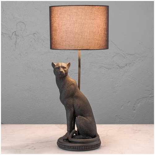 Настольная лампа с абажуром Black Panther Bagheera Lamp With Shade