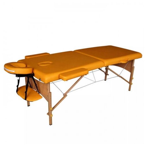 Массажный стол Dfc NIRVANA Relax деревянные ножки цвет горчичный (Mustard)