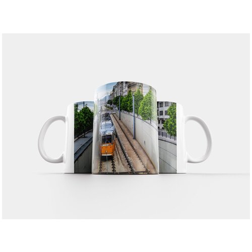 фото Кружка "трамвай, транспорт, будапешт" 320 мл lotsprints