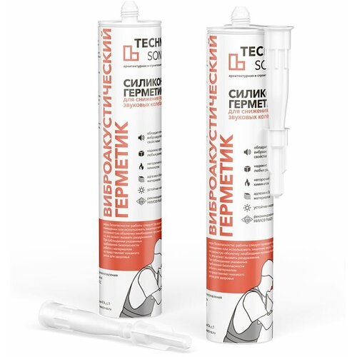 Герметик виброакустический Сонетик Sonetic Силикон 310мл 879₽