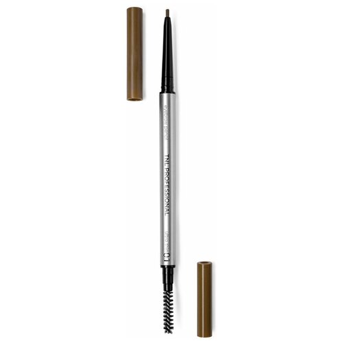 TNL, ультратонкий карандаш для бровей Ultra thin (№02 brown), TNL Professional, коричневый  - Купить