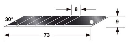 Лезвие Tajima LCB-39 RBH