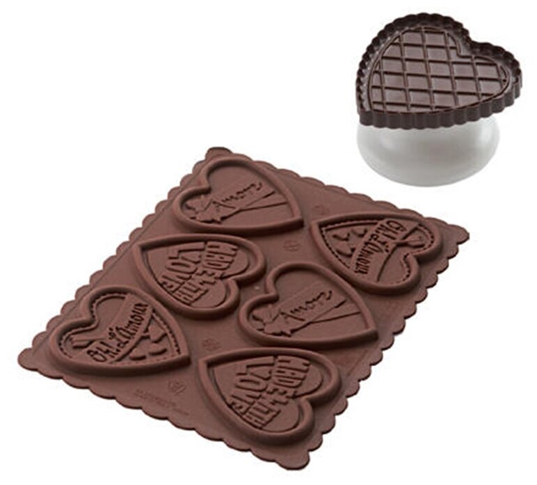 Набор для приготовления печенья Cookie Love, 6,3х6,4 см, Silikomart, 22.166.77.0065