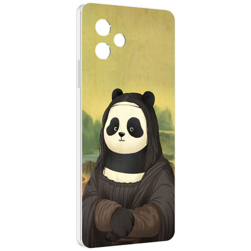 Чехол MyPads панда монализа для Huawei Nova Y61 / Huawei Enjoy 50z задняя-панель-накладка-бампер