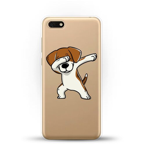 фото Силиконовый чехол swag бигль на huawei y5 prime (2018) andy & paul