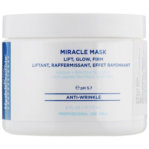 HydroPeptide Miracle Mask Омолаживающая маска с мгновенным эффектом лифтинга, уплотнения и выравнивания тона кожи, 178 г, 177 мл