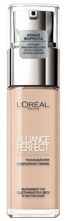 LOreal Paris Тональный крем Alliance Perfect Совершенное слияние, SPF 16, 30 мл, оттенок: 1R/1C фарфоровый