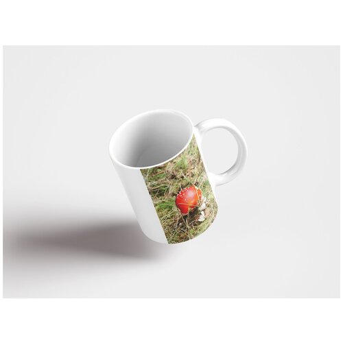фото Кружка "гриб, красный, лес 320 мл. белая" lotsprints