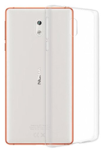 Силиконовый чехол для Nokia 3 прозрачный 1.0 мм