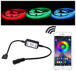 Цветная светодиодная лента Bluetooth (RGB) led smd 2 метра с usb контроллером и управлением через приложение со смартфона (Микс)