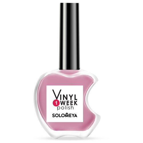 Solomeya Лак для ногтей One Week Vinyl Polish, 13 мл, Flamingo №24