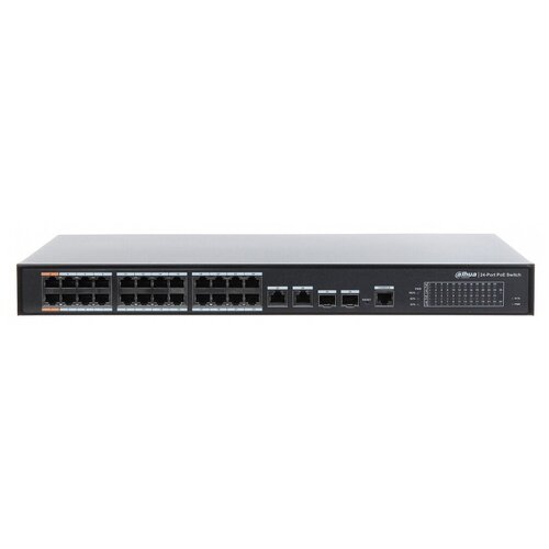 Коммутатор Dahua DH-PFS4226-24ET-360 24x100Mb 2G 22PoE 360W управляемый 4141200₽