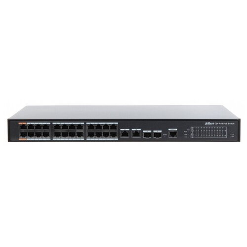 Коммутатор Dahua DH-PFS4226-24ET-360 24x100Mb 2G 22PoE+ 360W управляемый