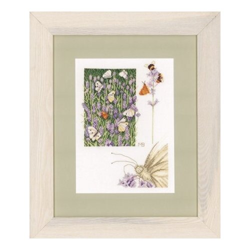 фото Набор для вышивания lavender field with butterfly lanarte lanarte pn-0147505