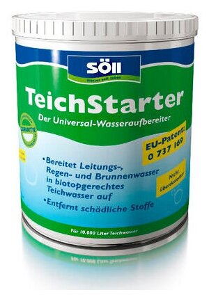 Teich-Starter 1,0кг (на 10 м³) Средство для подготовки новой воды