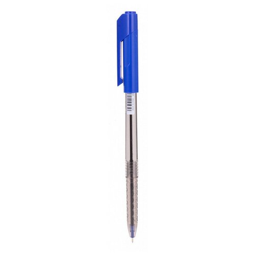 Ручка шариковая Deli Arrow EQ00830 прозрачный/синий диаметр 0.5мм синие чернила