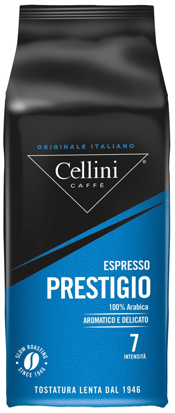 Кофе в зернах Cellini Prestigio 1000 г. (Челлини Престиж 1кг, зерно)