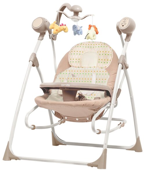 Качели CARRELLO Tilly Nanny 3 в 1 CRL-0005, Beige Dot