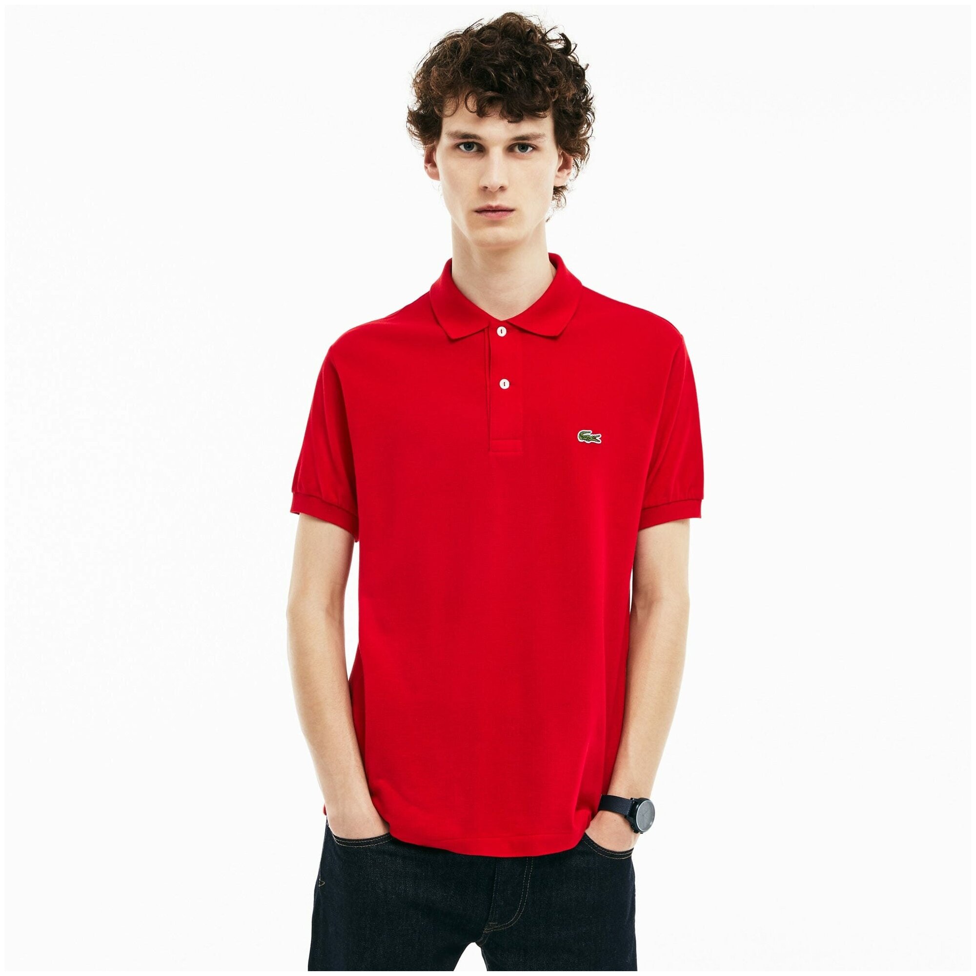 Мужское поло Lacoste L1212 Classic fit, L1212, красный, 48