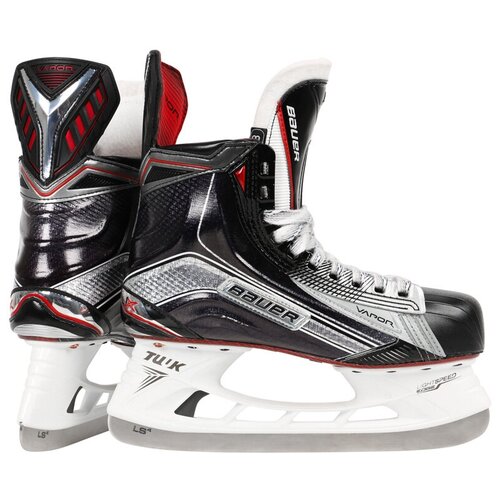 фото Коньки хоккейные bauer vapor 1x jr (размер d 3.5, цвет черный/красный)