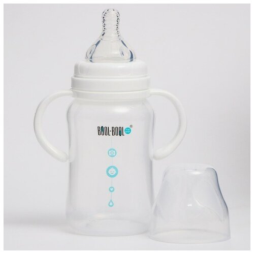 Бутылочка, широкое горло, ULTRA MED +, с ручками, 270 мл., от 0 мес., медленный поток