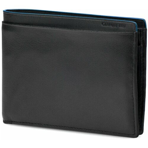 Портмоне Cerruti Pocket Black, 9х12.5 см, кожа.