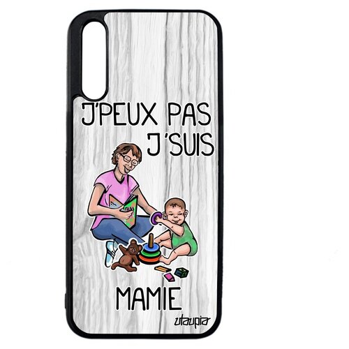 фото Защитный чехол на телефон // huawei y8p // "не могу - стала бабушкой!" шутка прикольный, utaupia, светло-серый